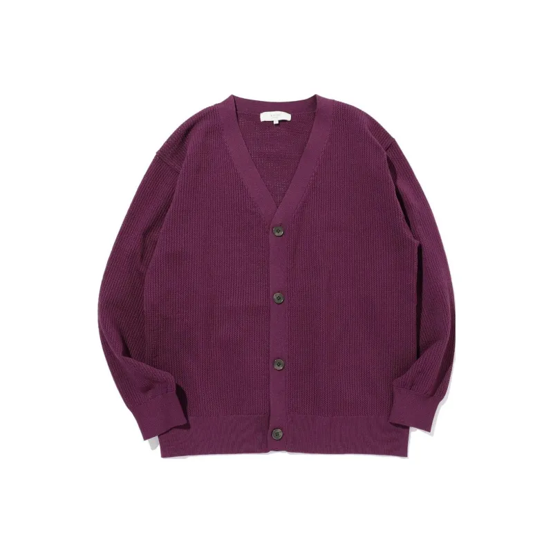 Beams Sweaters Men Purple-0