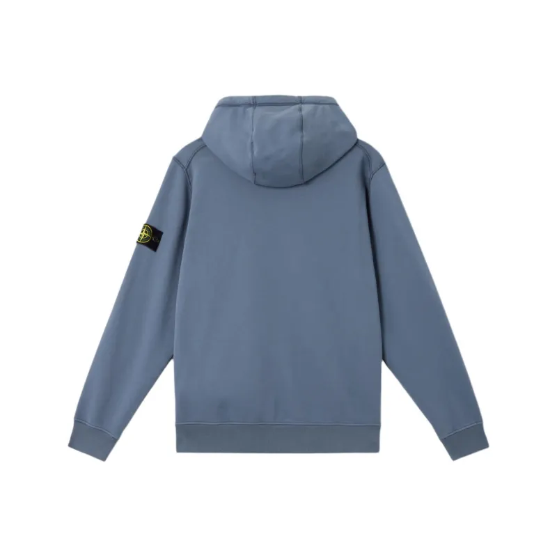 STONE ISLAND Compass Patch Zip Up Hoodie-1