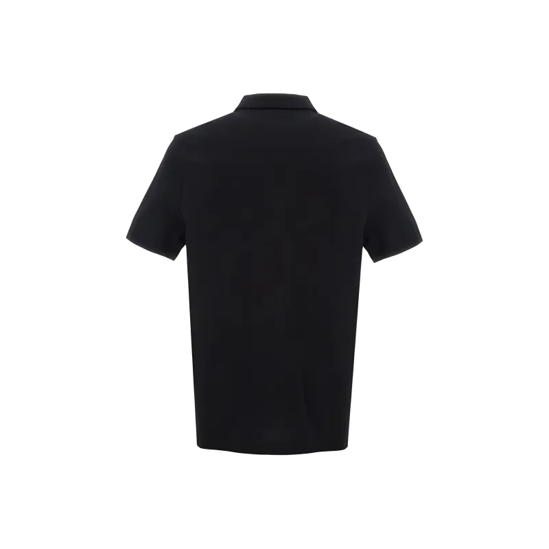 A.P.C Logo Embroidered Short Sleeved Polo Shirt-1