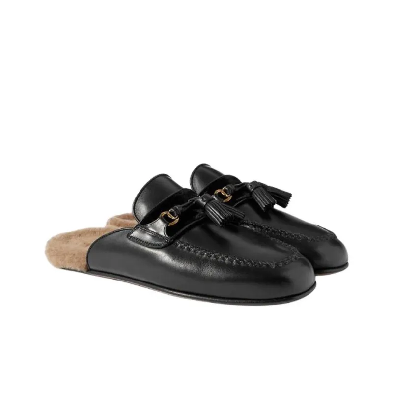 TF Closed Toe Slippers Men's Black-2