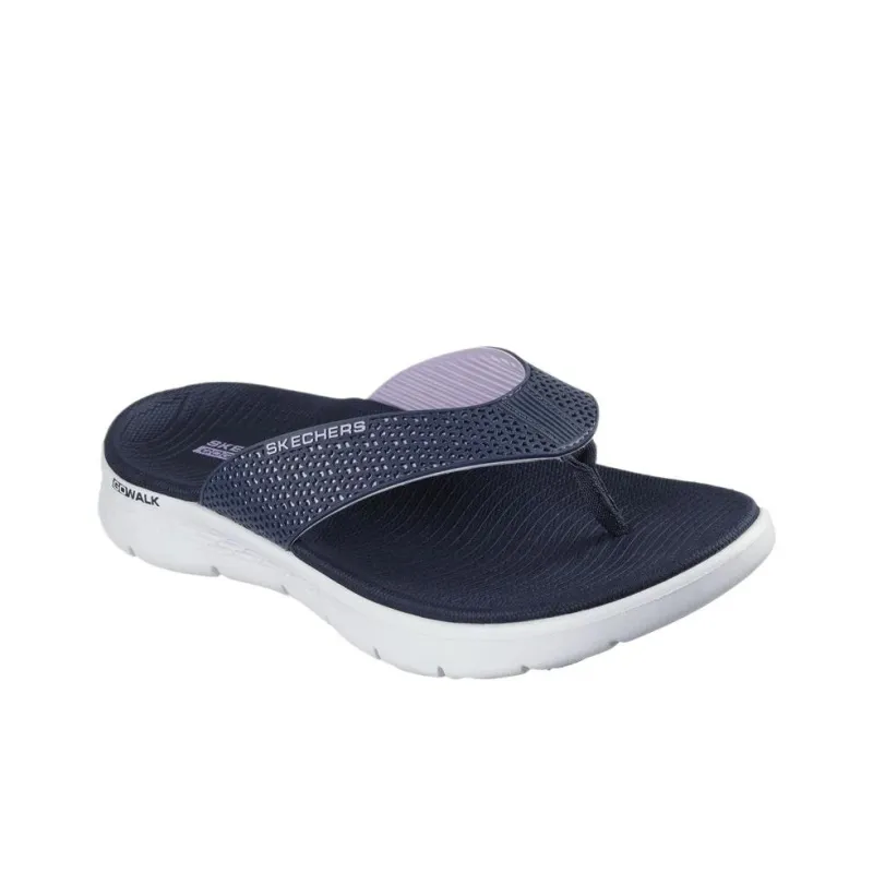 Skechers Go Walk Fle Quiet, Odor Resistant, Abrasion Resistant Flip Flops Women's Marine Blue-2