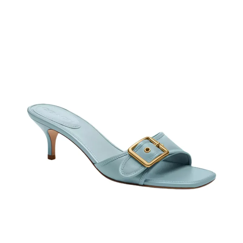 COACH Margot Slide Slippers 5.7cm Women's Blue-1