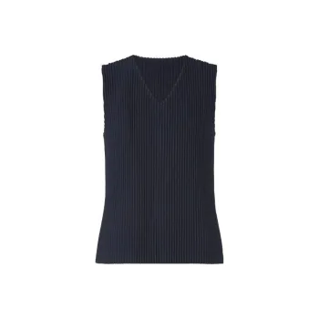 ISSEY MIYAKE Tank Tops Men Marine Blue