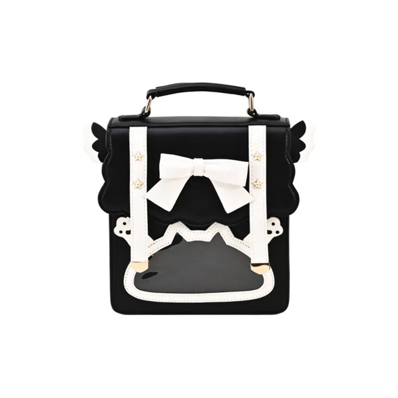 NOMK PU Backpack Women's Pink & Purple/Blue & Pink/Brown & Red/Black & White-6