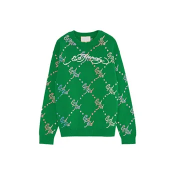 Ed Hardy Knitwear Men Forest Dark Green
