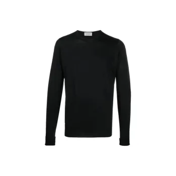 JOHN SMEDLEY Plain Crew neck Jumper