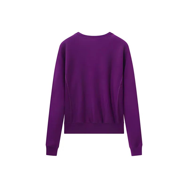 Champion Sweatshirt US Version Unisex Purple-1