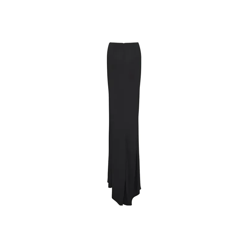 SAINT LAURENT Asymmetric hem Maxi Skirt-1