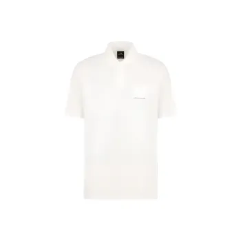 ARMANI EXCHANGEAE SS24 Polo Shirt Men's White