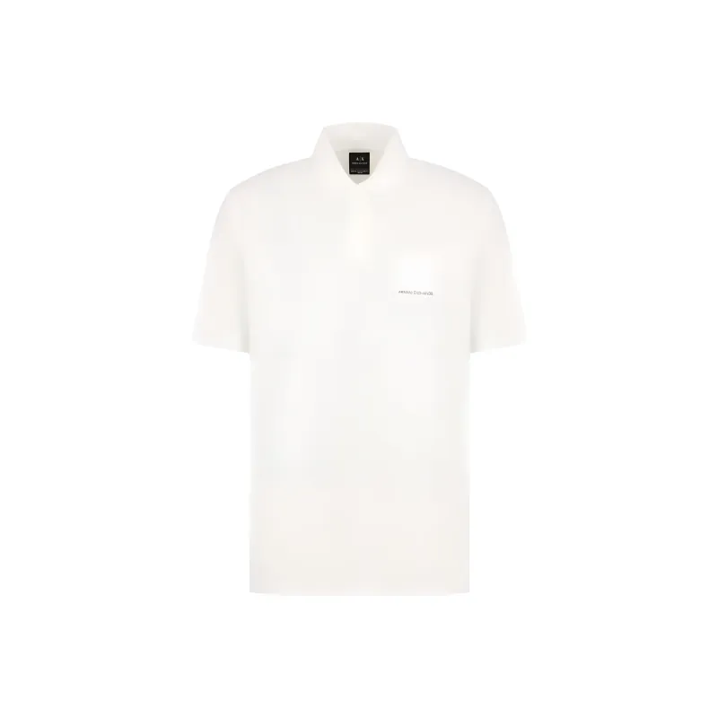 ARMANI EXCHANGEAE SS24 Polo Shirt Men's White-0