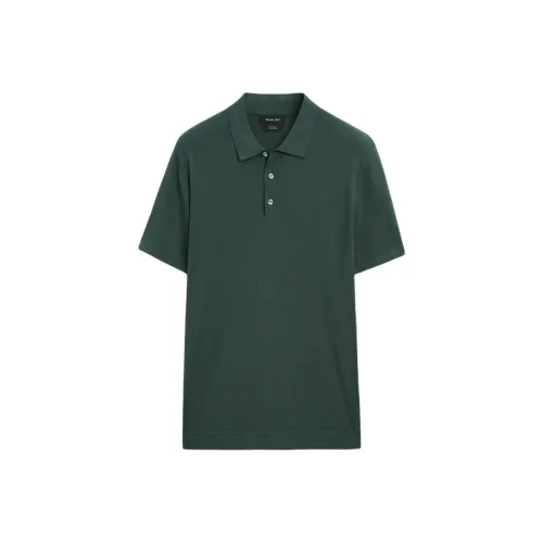 Massimo Dutti Polo Shirt Men's Green