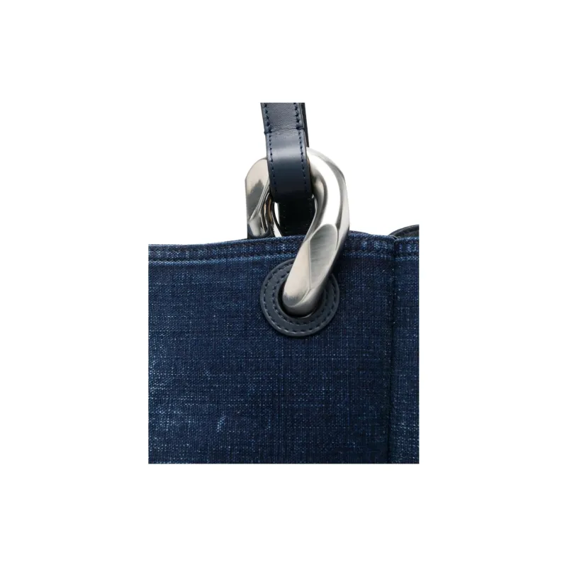 JW Anderson Fabric Tote Bag, Shopping Bag, Shoulder Bag Regular Women's Blue-2