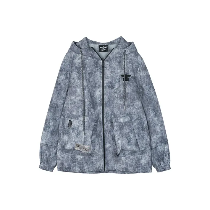Boy London SS21 Jacket Unisex Silver Gray-0