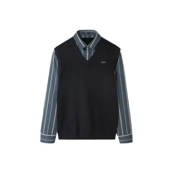 HLA Double Collar Knitwear Men's