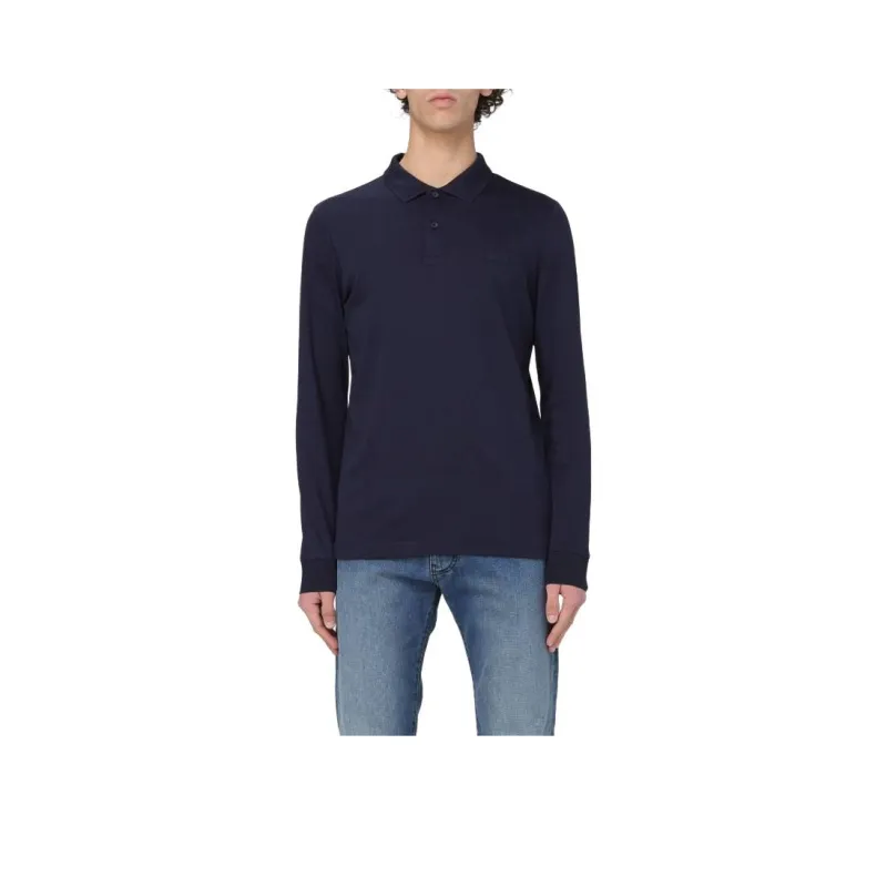 Calvin Klein Logo patch Cotton Polo Shirt-0