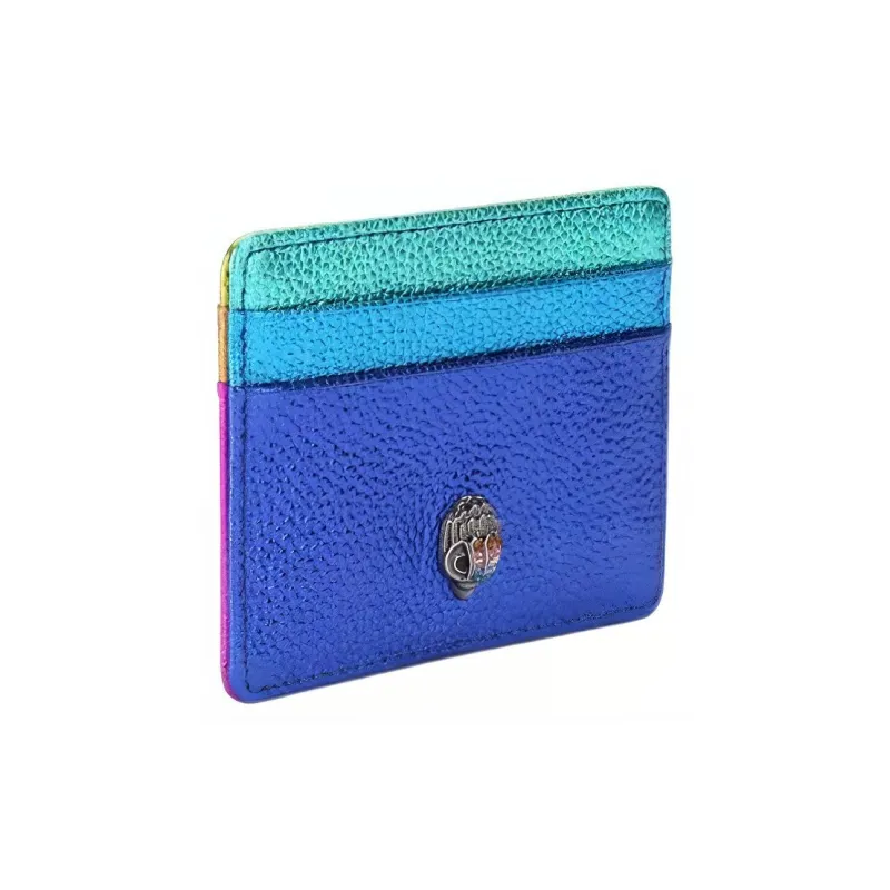 Kurt Geiger London Leather Card Holder Women's Green & Blue-1
