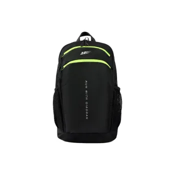 QIAODAN Polyester Backpack Unisex Black
