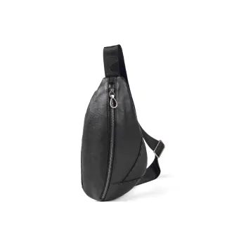 VIHUS Cow Leather Sling Bag Regular Men's Black