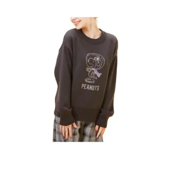 Mizuno x PEANUTS Cashmere Sweater Unisex Black