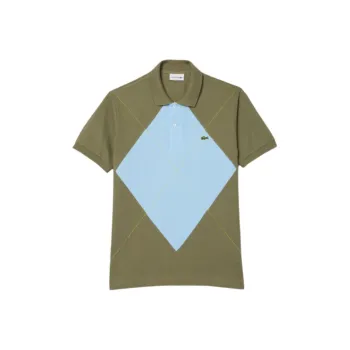 LACOSTE Polo Shirt Men's Khaki Green
