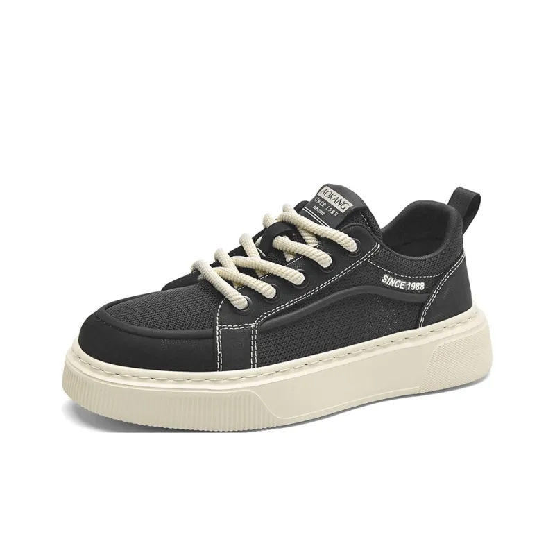 AOKANG Panda Collection Low Top Canvas Shoes Men's Box-0