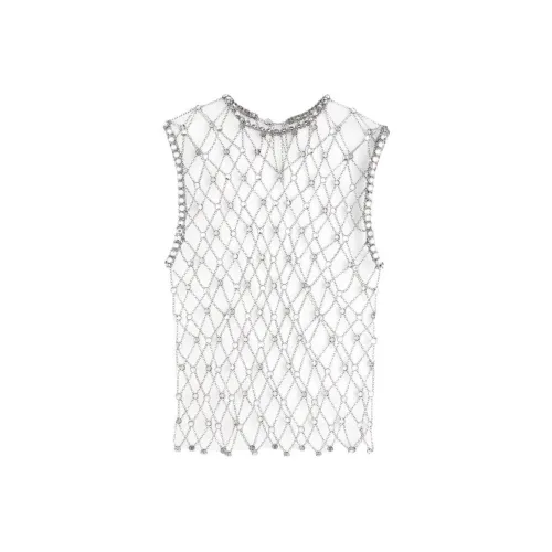 H&M Embellished Chain Mail Top Mens