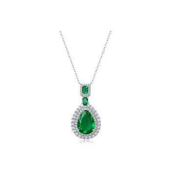 Syrup Synthetic Emerald Pendants Women's