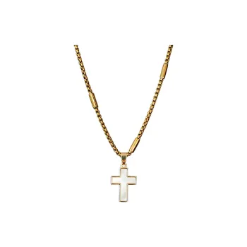 PUENTE Titanium Steel Collarbone Chain Men's
