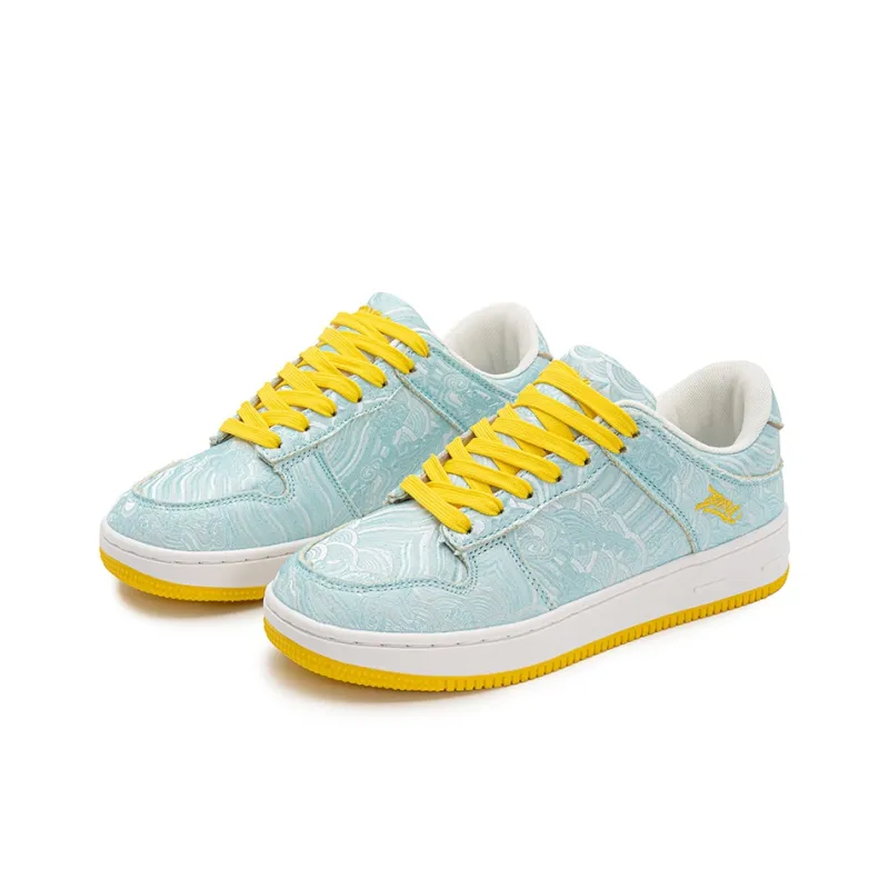 BEIER Low Top Skateboard Shoes Unisex Lunar Yellow-3
