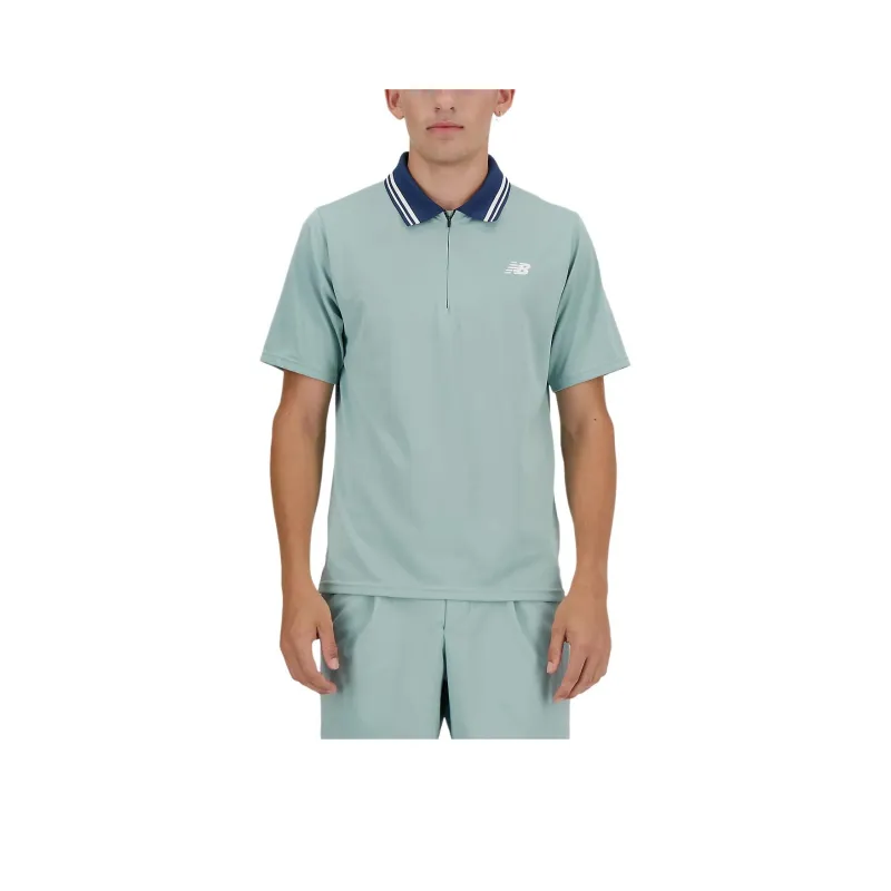 New Balance Tournament Polo Shirt Men's Emerald-0