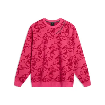 LiNing Sweater Unisex Vibrant Pink