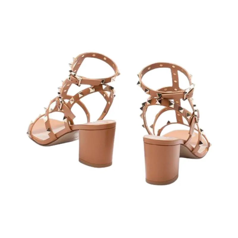 Valentino Garavani Rockstud Open Toe Sandals Women's-3