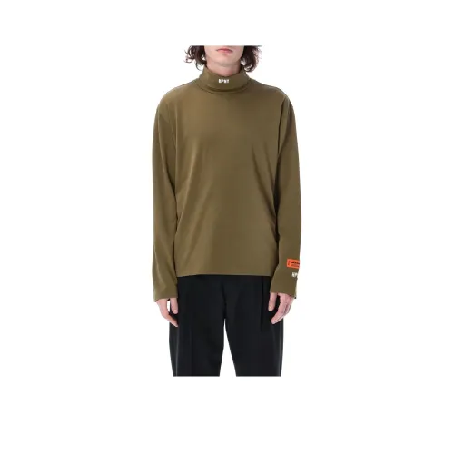 HERON PRESTON Knitwear Men Khaki