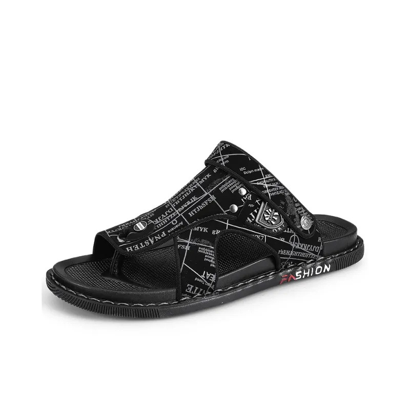Shiozawa Rubber Sole Stitching Abrasion Resistant Flip Flops Men's-3