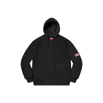Supreme Canvas Hooded Work Jacket