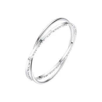 CHAOHONGJI 999 Fine Silver Bangles Women's