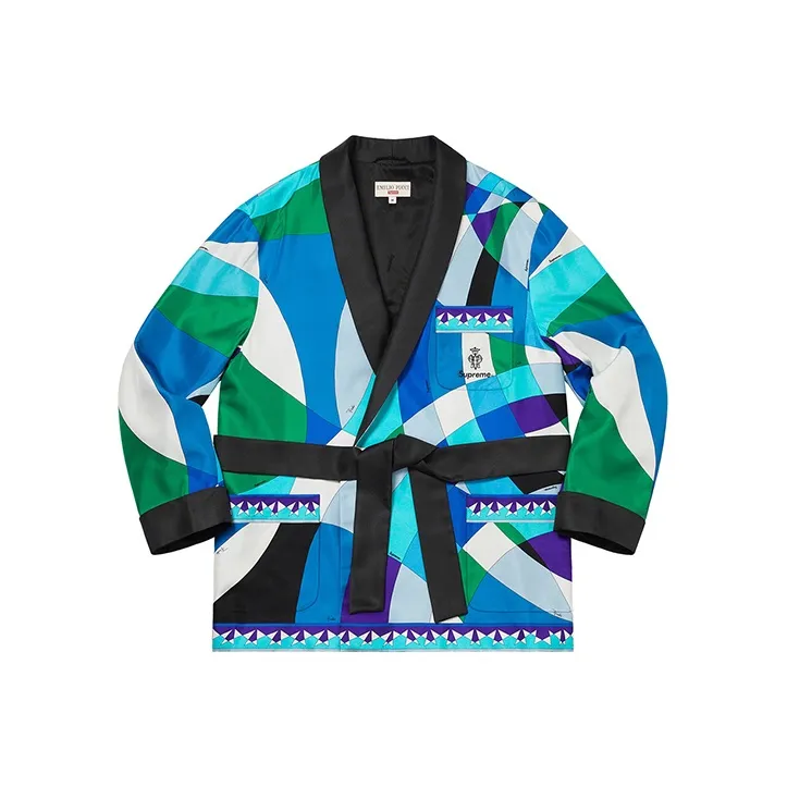 Supreme Emilio Pucci Silk Smoking Jacket-6
