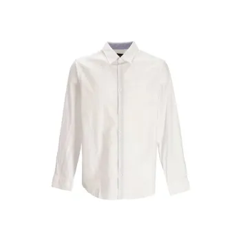ARMANI EXCHANGE Logo Embroidered Buttoned Shirt