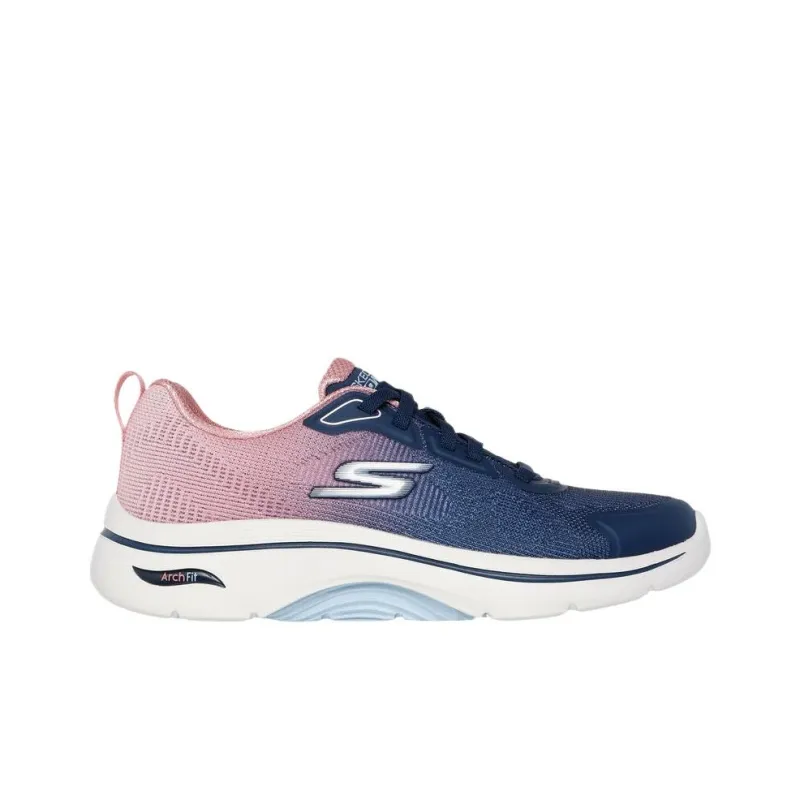 Skechers GO Walk Arch Fit 2.0 Running Shoes Women's Low Top Blue-1