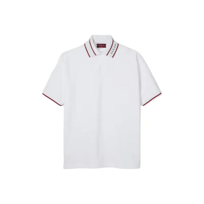 GUCCI Logo collar Polo Shirt-0