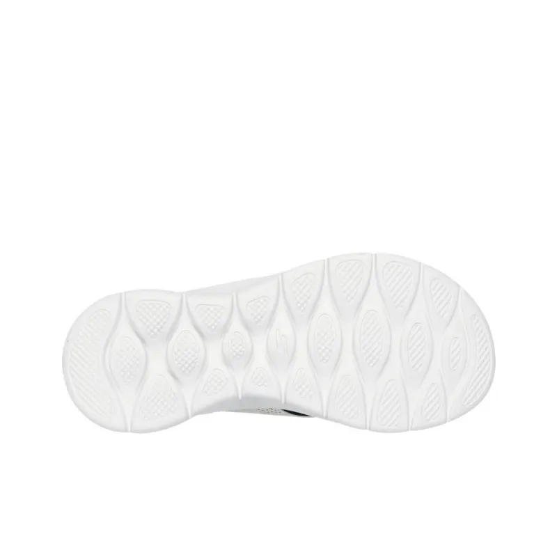 Skechers Go Walk Fle Slip Resistant Flip Flops Women's White Black-4
