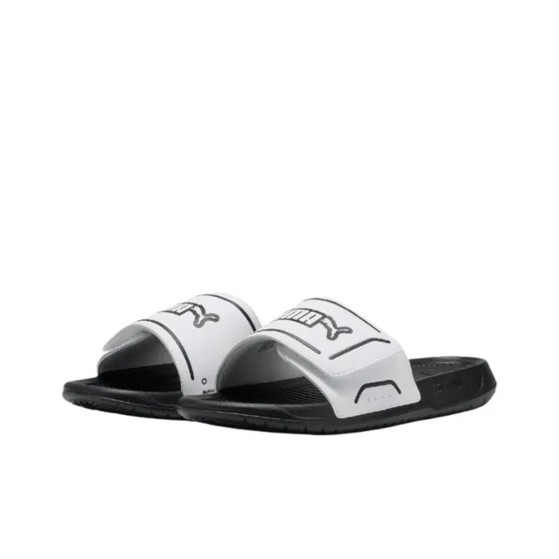 PUMA Royalcat Slip Resistant Abrasion Resistant Slide Slippers Unisex White-1