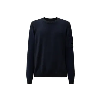 C.P.Company Lens detail Crew neck Sweater