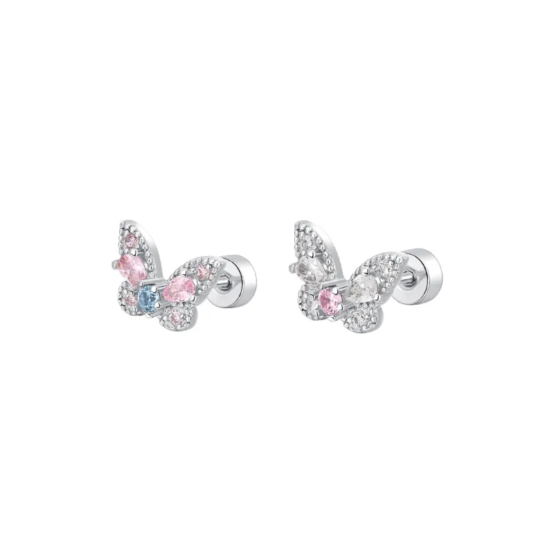 Lady Go Titanium Steel Stud Earrings Women's-8