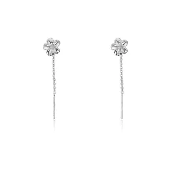 AIDIER 999 Fine Silver Drop Earrings Women's