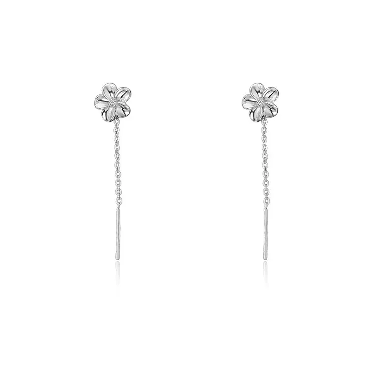 AIDIER 999 Fine Silver Drop Earrings Women's-0