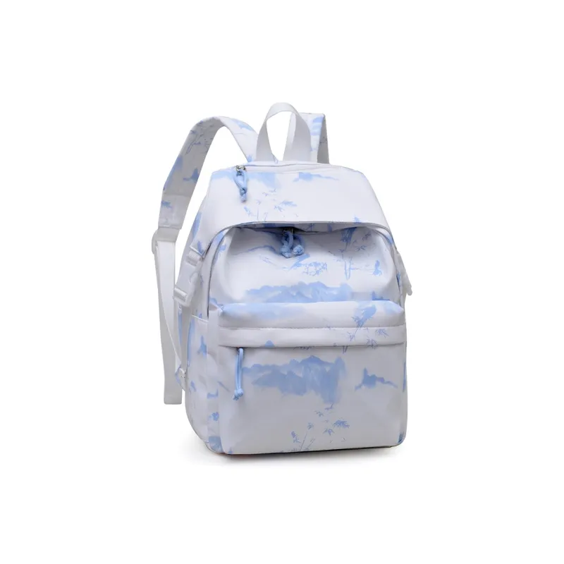 Single Warehouse Nylon Backpack Unisex Multicolor-12