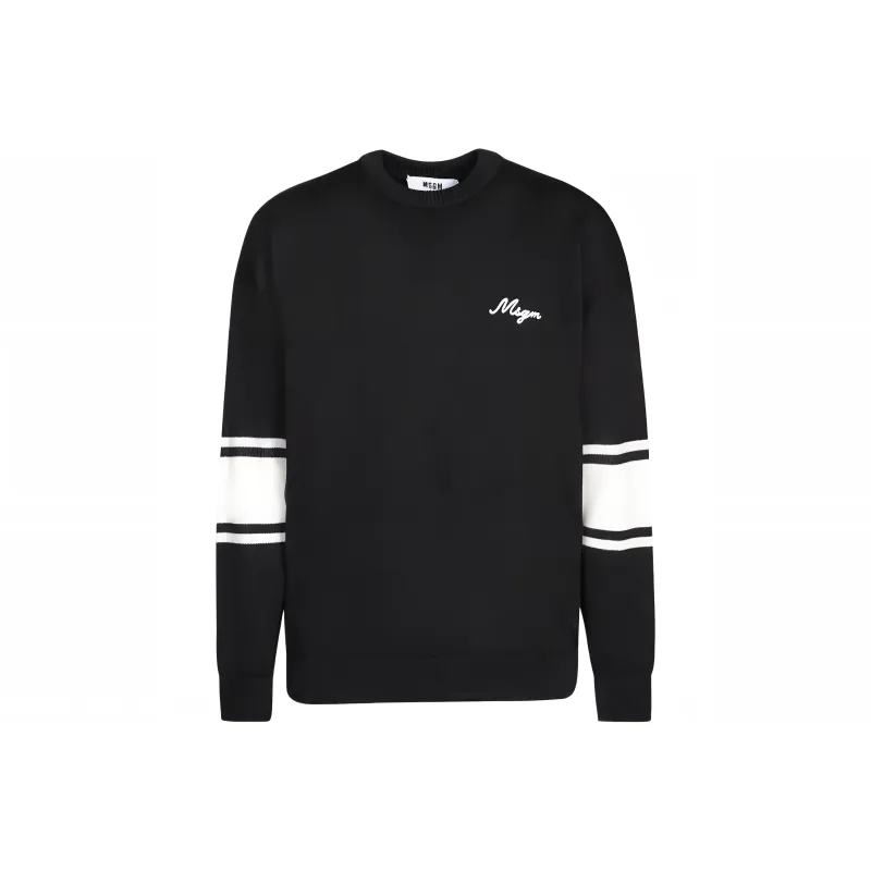 MSGM Sweaters Men Black-0