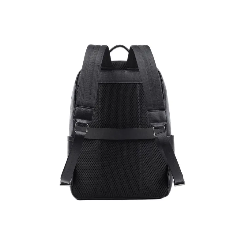VIHUS Cow Leather Backpack Men's Black-3
