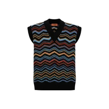 MISSONI Tank Tops Men Black